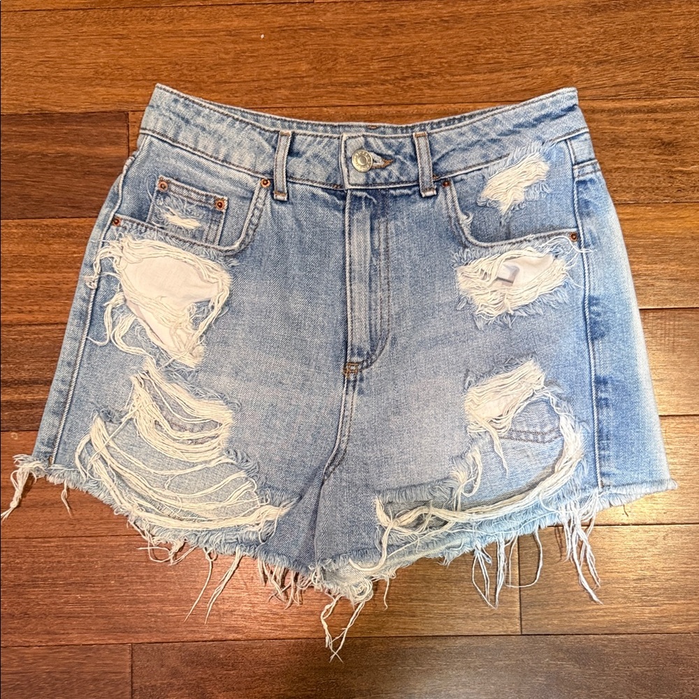 Topshop Moto Light Blue Denim